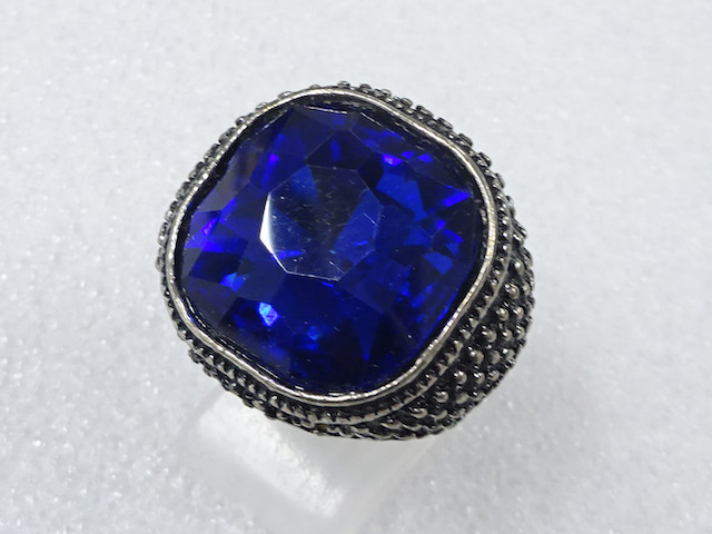 COLORED STONE FASHION RING / JP SIZE 15